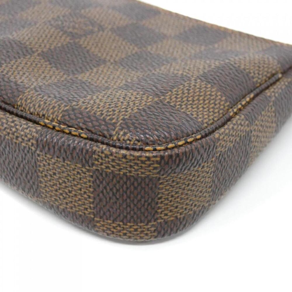 LOUIS VUITTON Authentic Brown Damier Pochette Pouch - Picture 2 of 7
